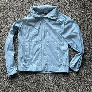 Baby Blue Colombia Windbreaker Jacket